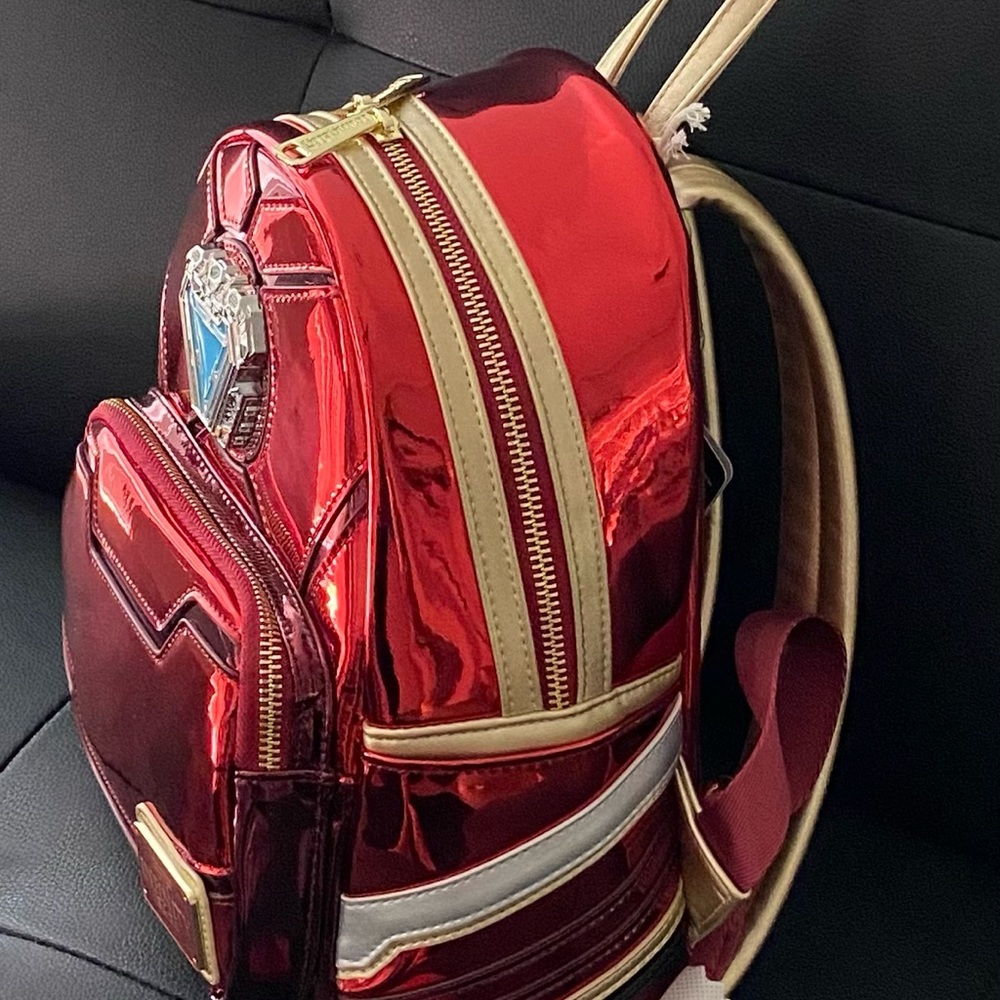 Loungefly Iron Man anniversary mini backpack - Picture 2 of 6